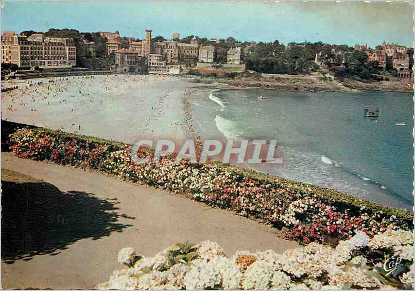 CPM Dinard La Plage vue du Casino 