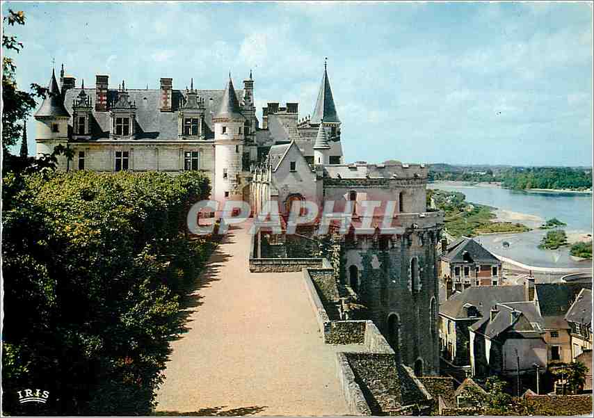 CPM Amboise Le Chateau Tour des Cavaliers et Partie Renaissance 