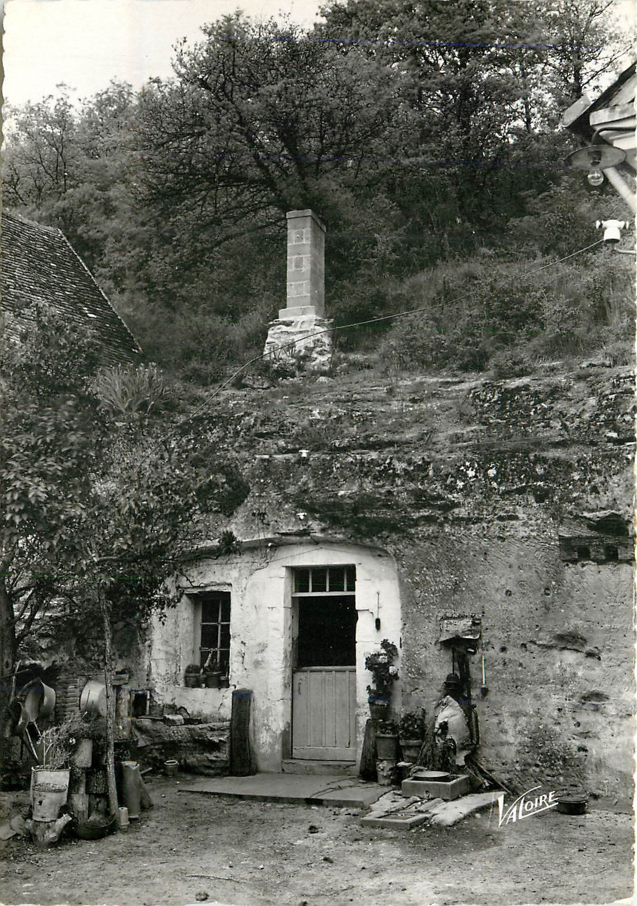 CPM Villaines les Rochers Indre et Loire Maison dans le rocher 