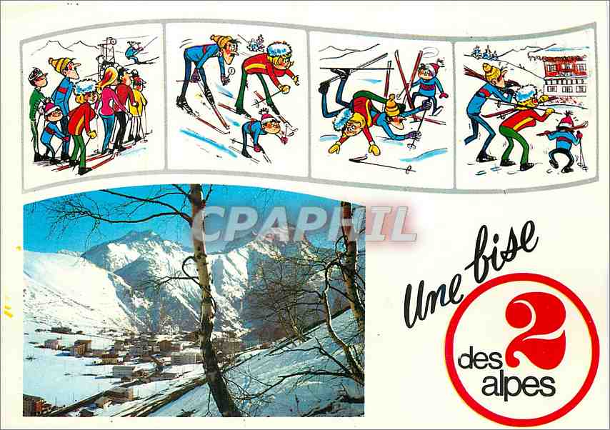 Les 2 Alpes — Vue générale — Éditions Les 2 Alpes, N° 120