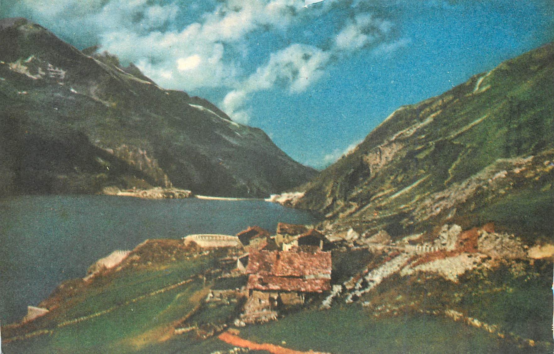 CPM Le lac du barrage de Tignes Vallee de l'Isere 