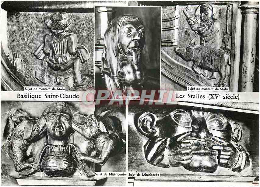CPM Cathedrale de St Claude Jura Ancienne Eglise Abbatiale Forteresse 