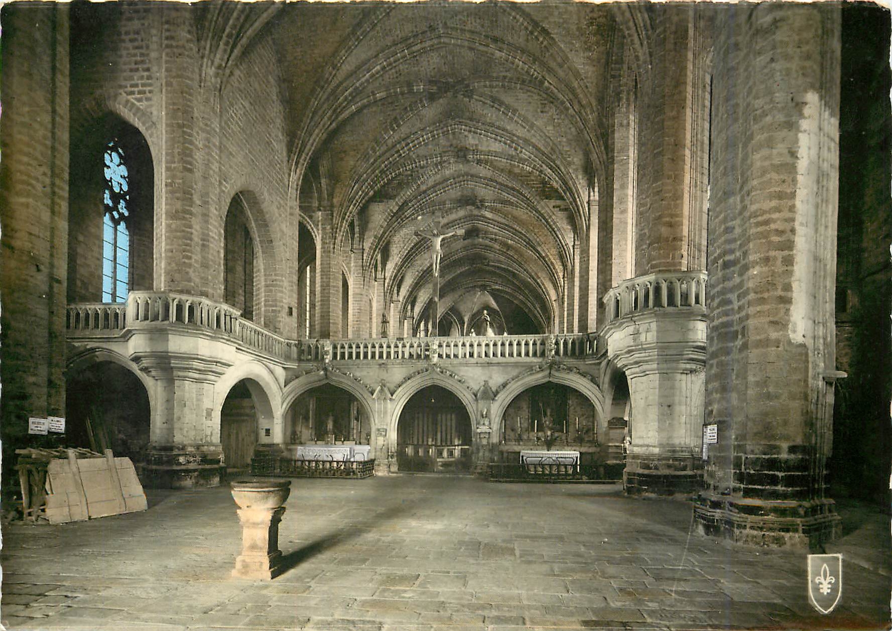 CPM La Chaise Dieu Haute Loire Eglise Abbatiale Saint Robert Le Jube 