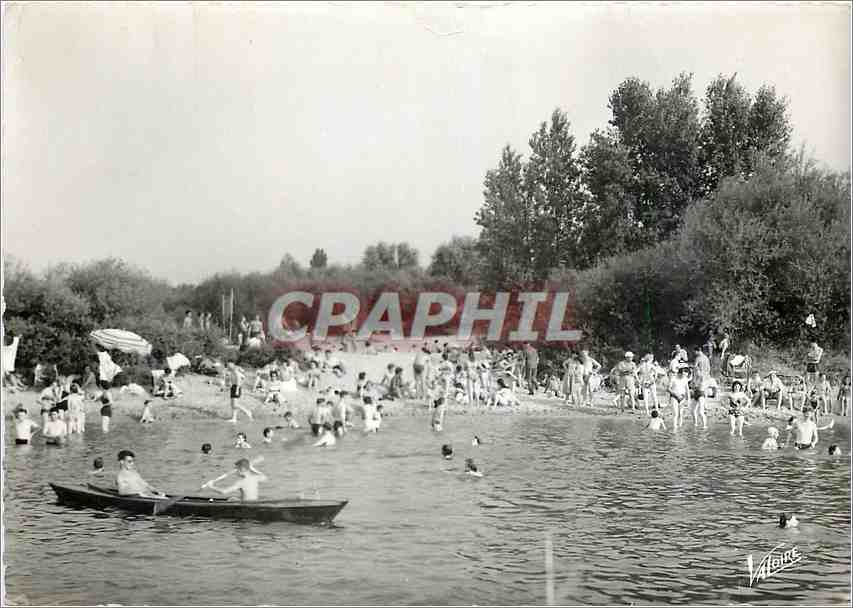 CPM Beaugency Loiret La plage sur la Loire 
