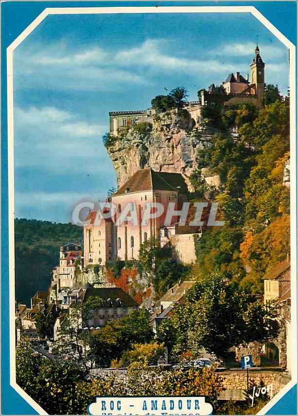 CPM Rocamarour Lot Site de France Vue generale 