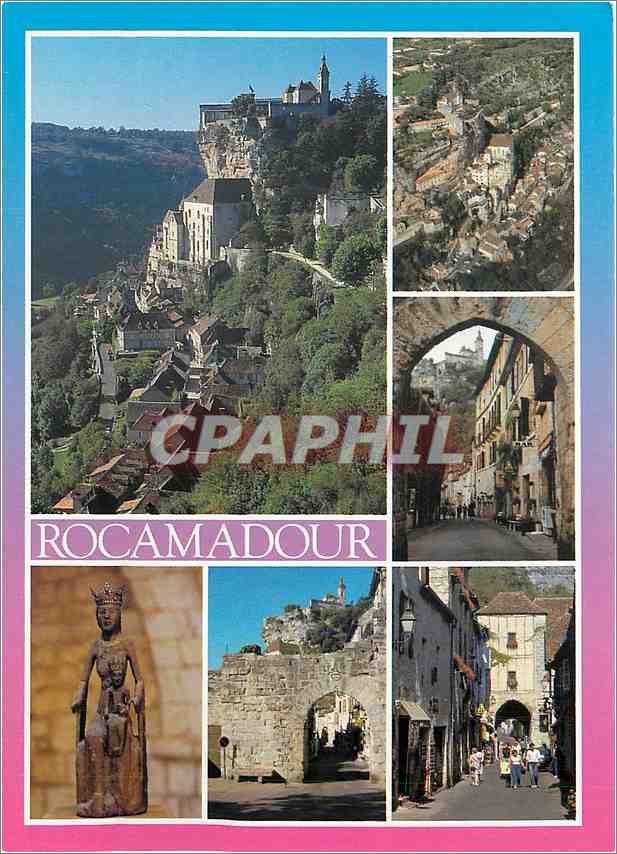 Rocamadour — site de pèlerinage — S.A. Cartes Postales APA-POUX, série S.227