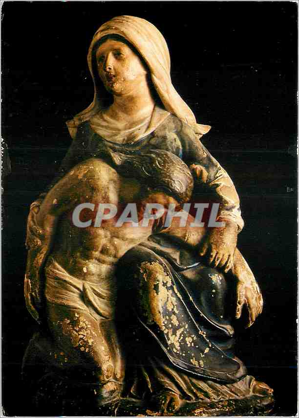 Statue de la Pietà — Rocamadour (Lot) — Imprimé en France