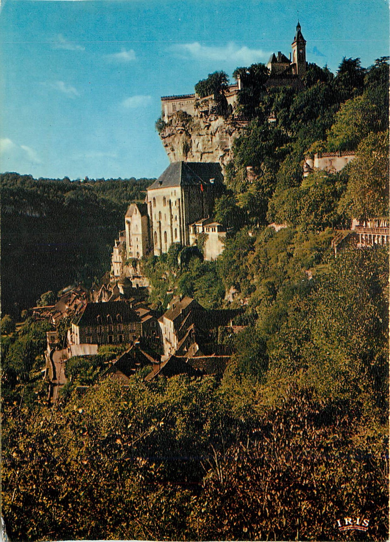 CPM Rocamadour Lot Lieu de Pelerinage celebre des le Moyen Age Vue generale 