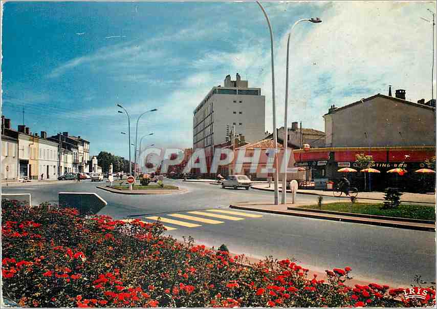 CPM Marmande Lot et Garonne Les boulevards fleuris 