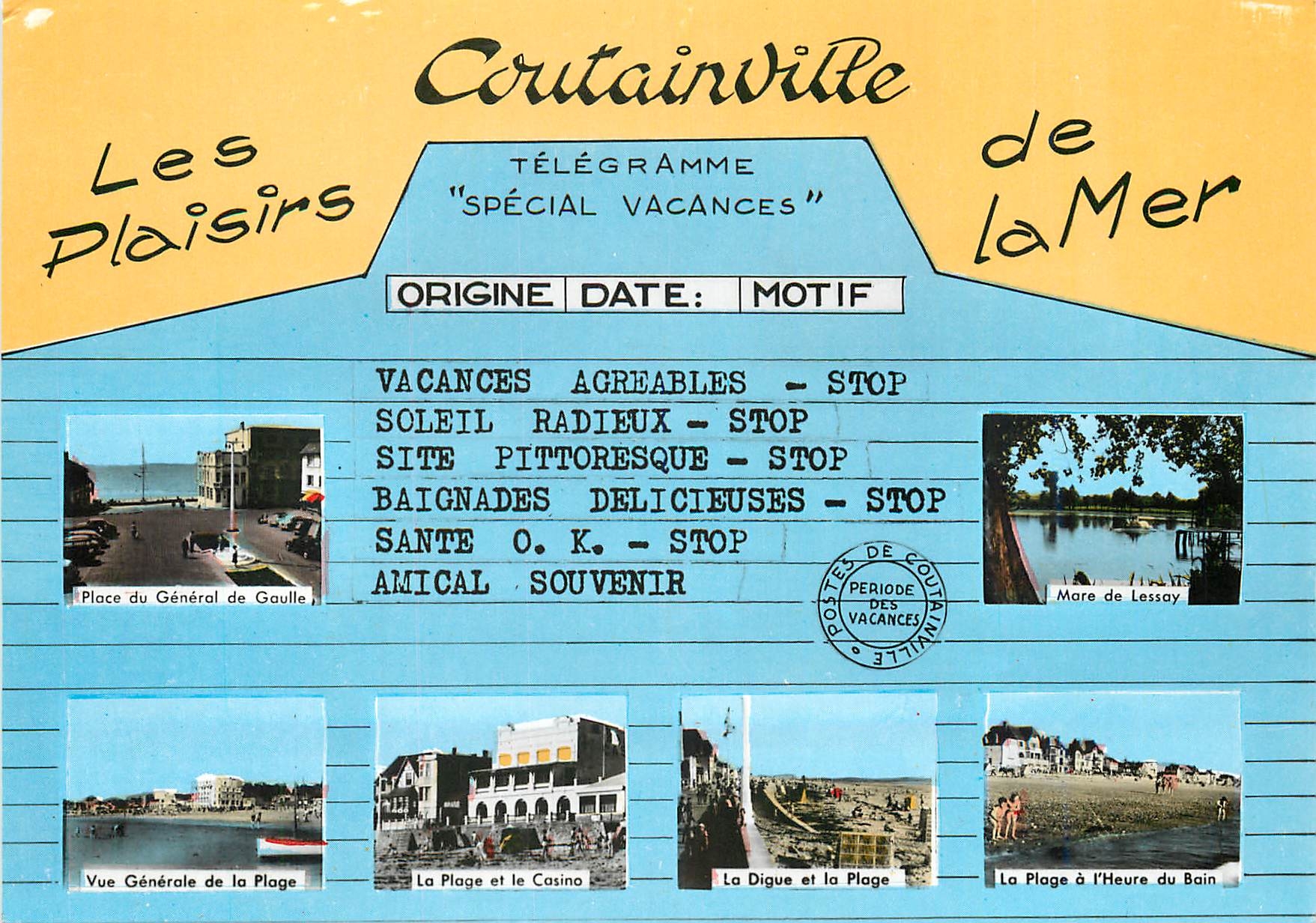 CPM Les Plaisirs Coutainville de la mer 