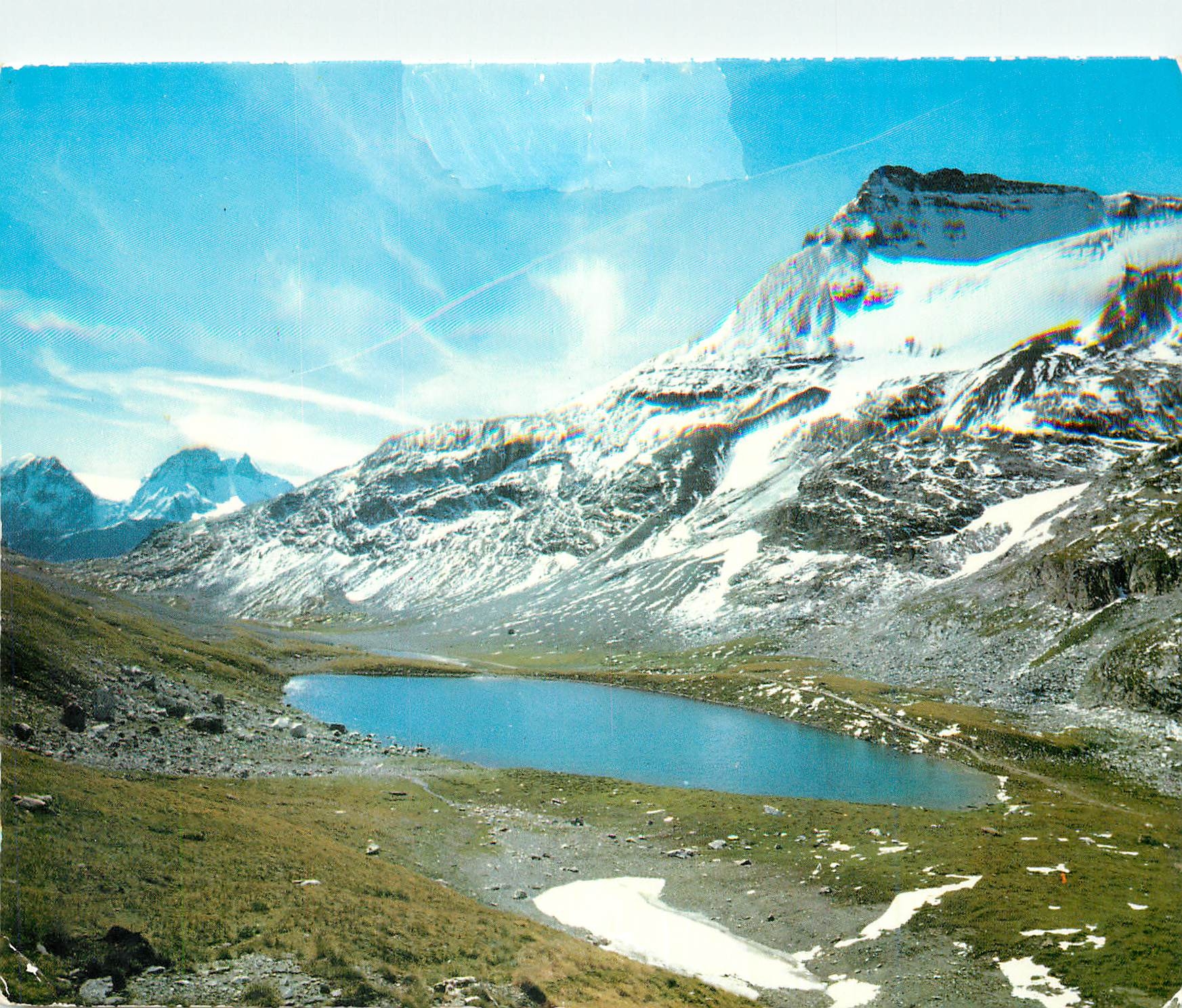 CPM Pralognan la Vanoise Savoie Col de la Vanoise Lac Rond et Pointe de la Rechasse 