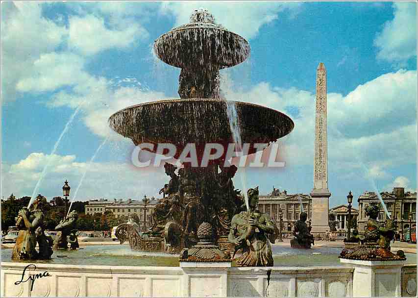 CPM Paris La Place de la Concorde 