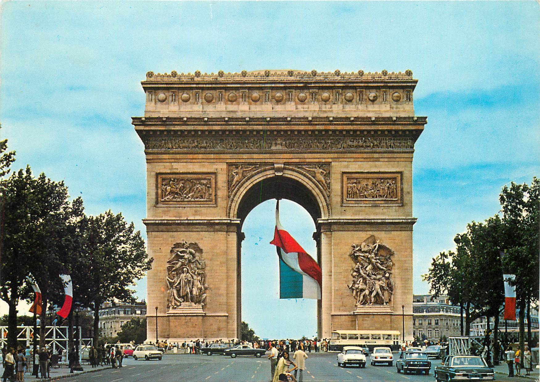 CPM Paris L'Arc de Triomphe 