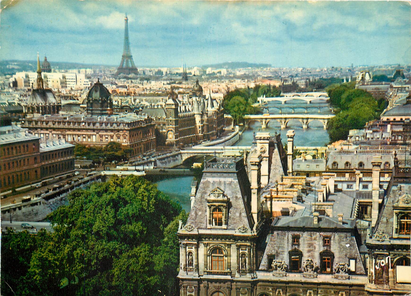 CPM Paris Perspective des Sept Ponts 