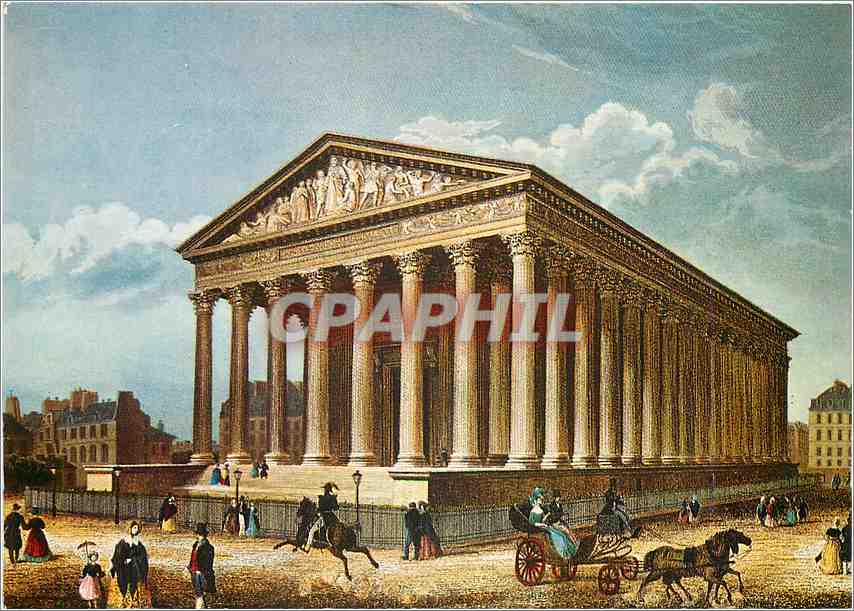CPM Paris du Temps Jadis L'Eglise de la Madeleine 
