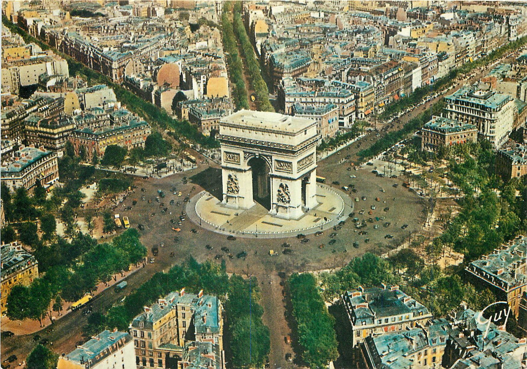 CPM Paris L'Arc de Triomphe de l'Etoile 