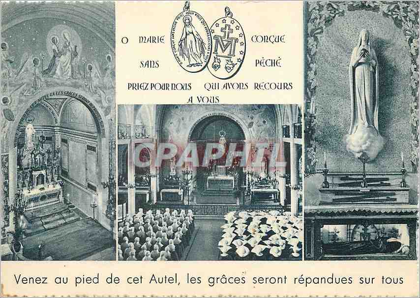 CPM Filles de la Charite de Saint Vincent de Paul Paris Chapelle 
