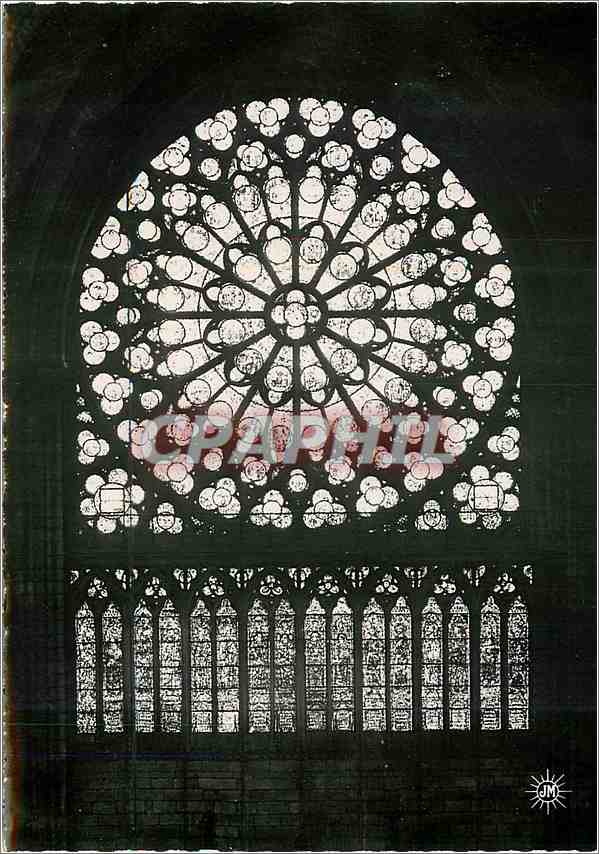 CPM Notre Dame de Paris Grande Rose Sud 
