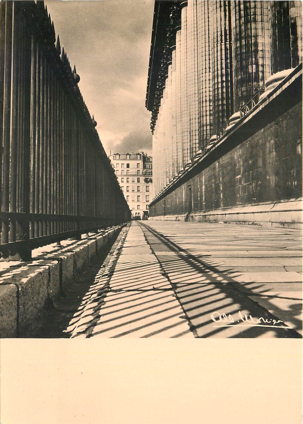 CPM Albert Monier Perspective a la Madeleine 