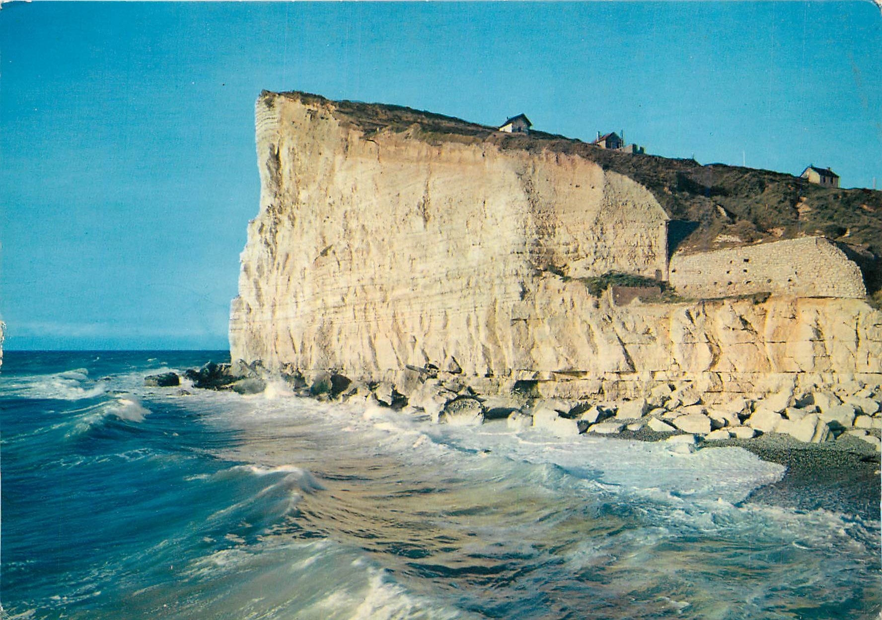 CPM Fecamp Seine Maritime La falaise et le cap Fagnet 