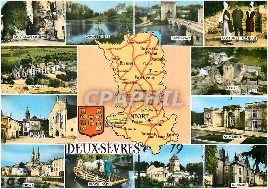 CPM Deux Sevres Chatillon sur Sevre Champoeniers Parthenay 