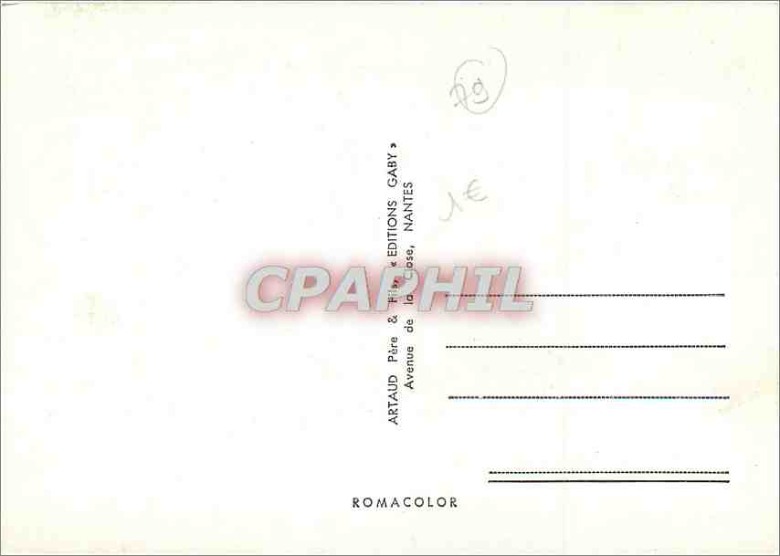 CPM Deux Sevres Chatillon sur Sevre Champoeniers Parthenay  — Rückseite