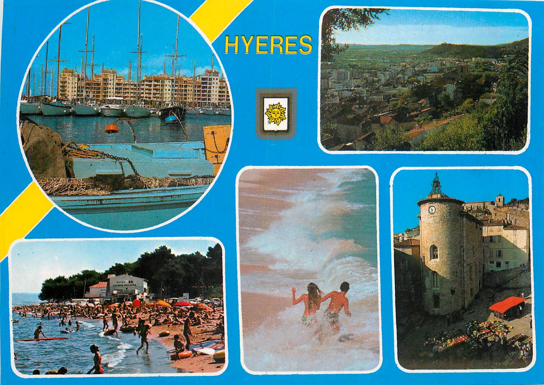 CPM La Cote d'Azur Varoise Hyeres les Palmiers 