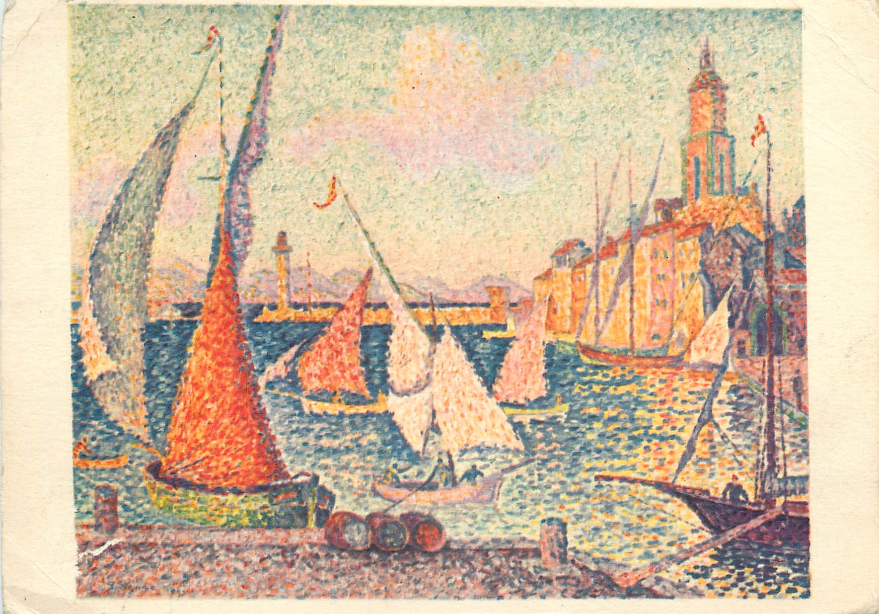 Le port de St. Tropez — reproduction — Signac & Partenaires, n° 306