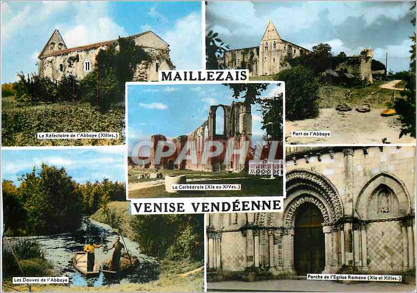 Venise Vendéenne — Abbaye de Maillezais — Éditeur Artaud & Gaby, Nantes