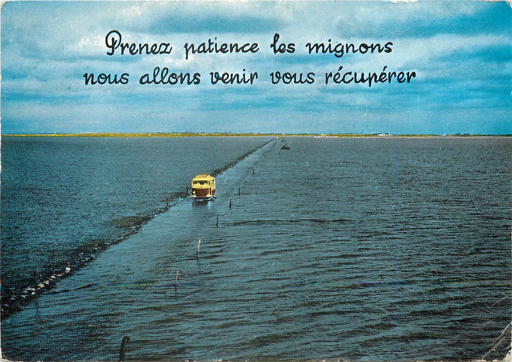 CPM Ile de Noirmoutier Vendee Le passage du Gois 