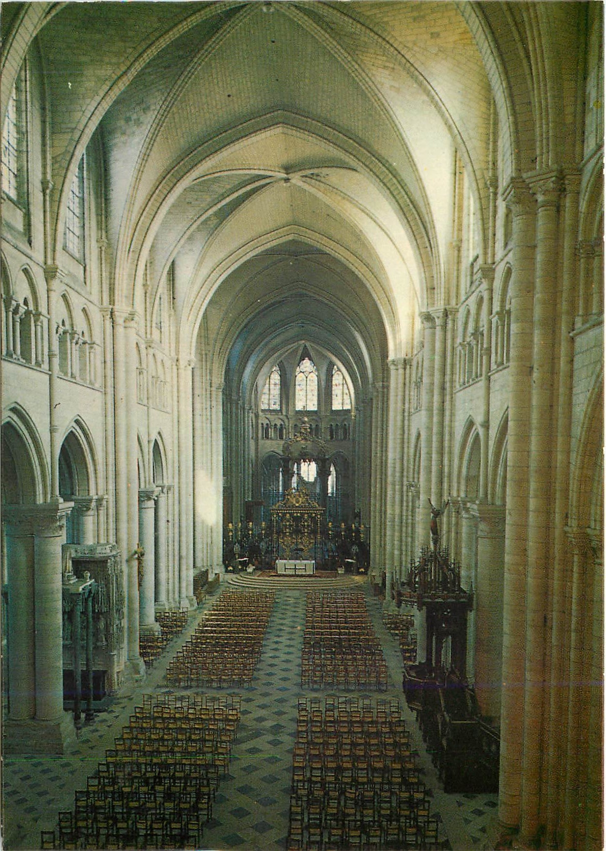 CPM Sens Yonne Interieur de la Cathedrale St Etienne 