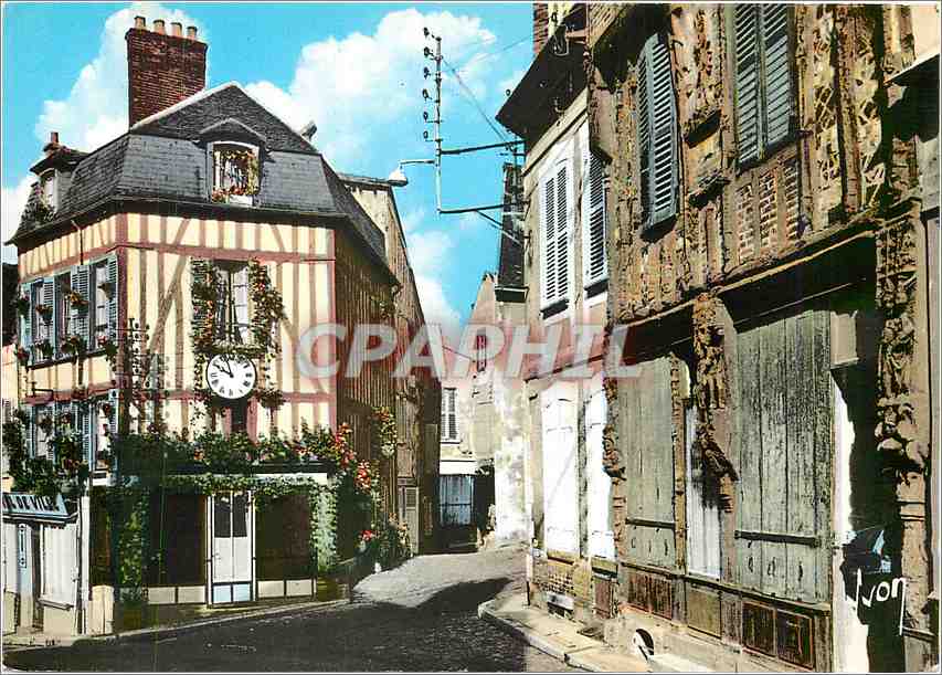 CPM Joigny Yonne Place du Pilori Maison de bois 
