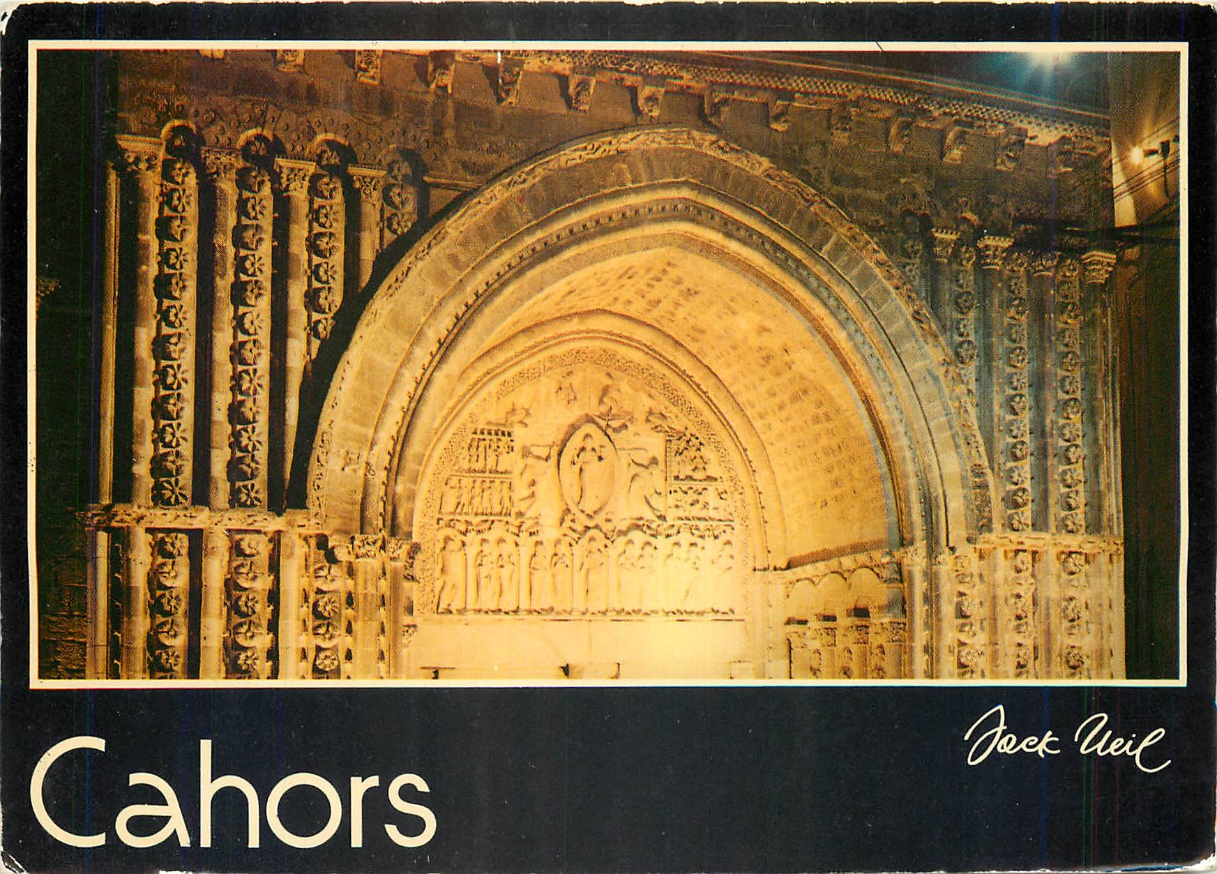 Cahors — Portail de la Cathédrale, style romano-byzantin (fin XV° s.) — Jack Ueil