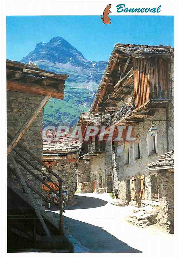 CPM Haute Maurienne Bonneval Auguille des Roches 