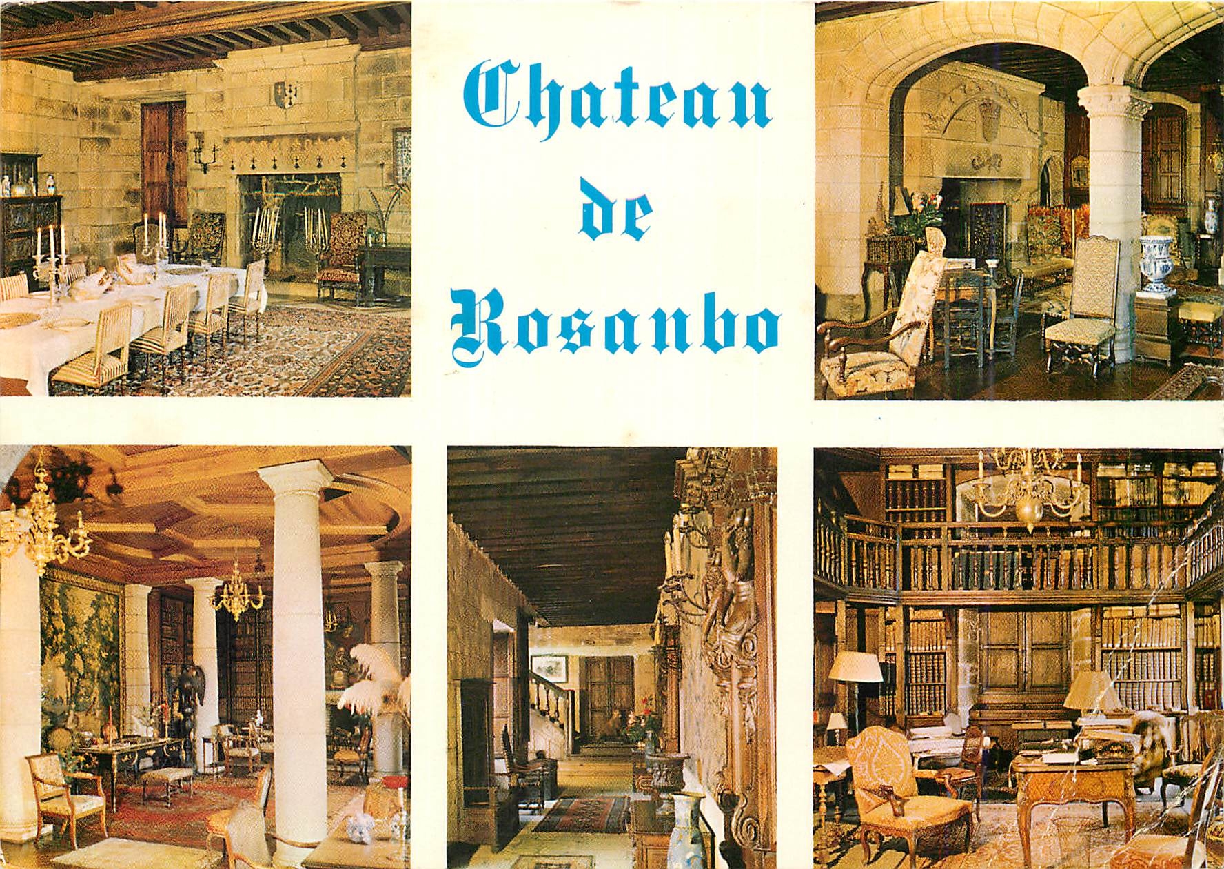 CPM Chateau de Rosanbo Monument Historique Lanvellec entre Lannion et Morlaix 