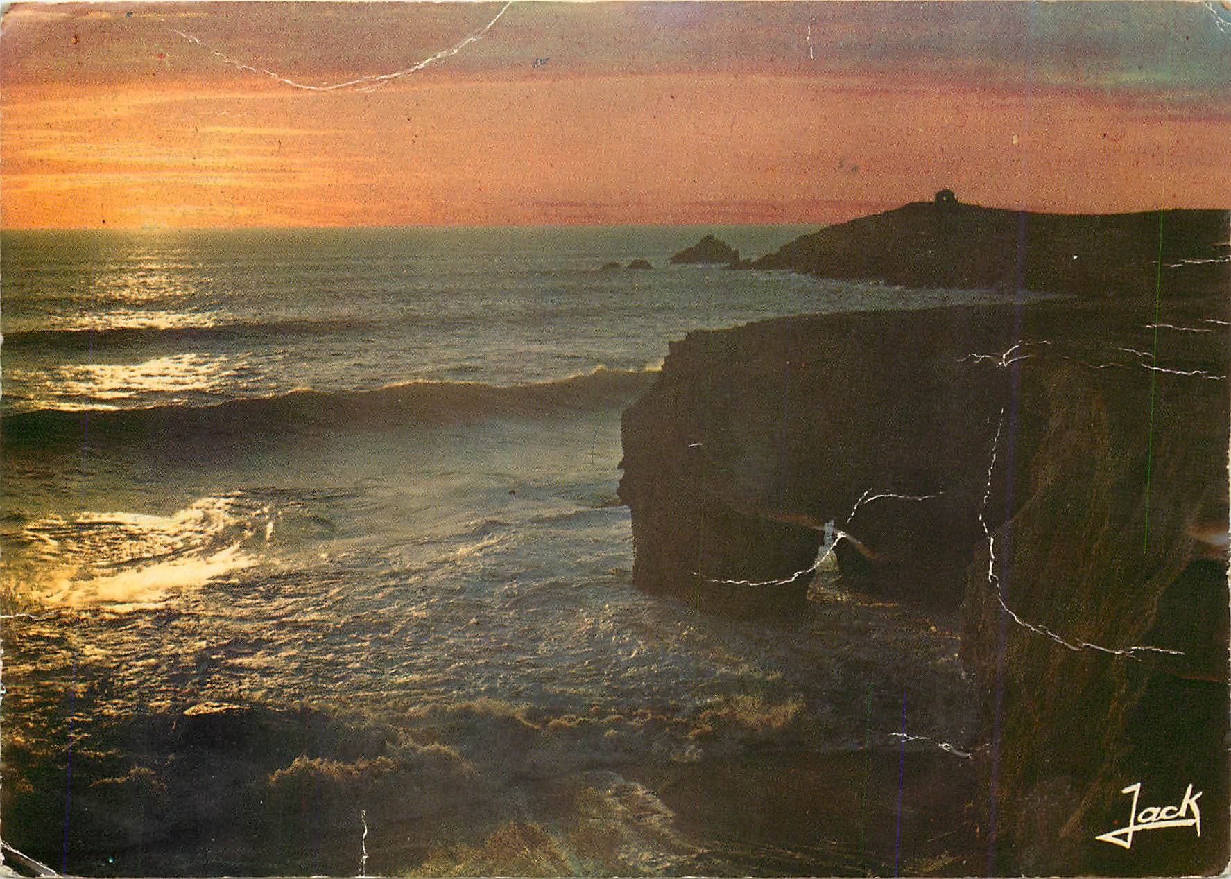 CPM Couleurs de Bretagne Feerie du soir sur la Cote Sauvage 