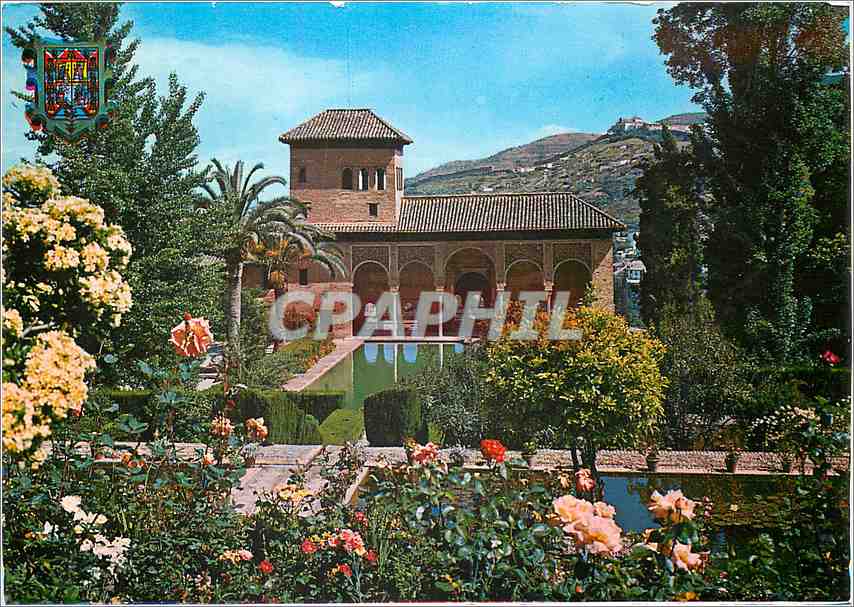 CPM Granada Alhambra Tour des Dames et Jardins du Partal 