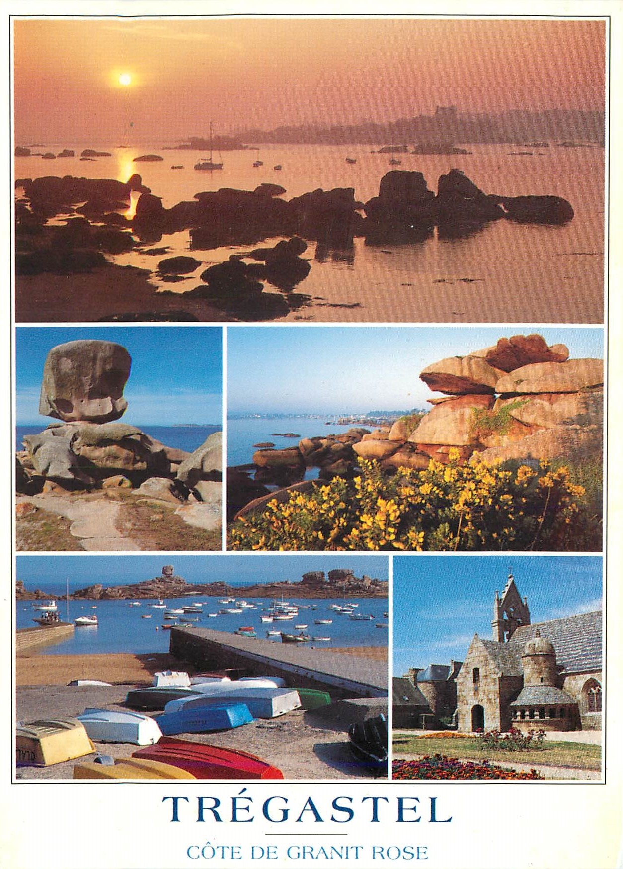 CPM Tregastel Cotes d'Armor Le chateau de Costaeres le rocher du De 