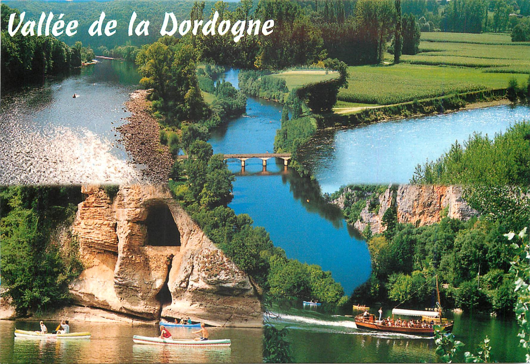 Vallée de la Dordogne — paysages fluviaux et canaux — Photo Édition 'France Regard'