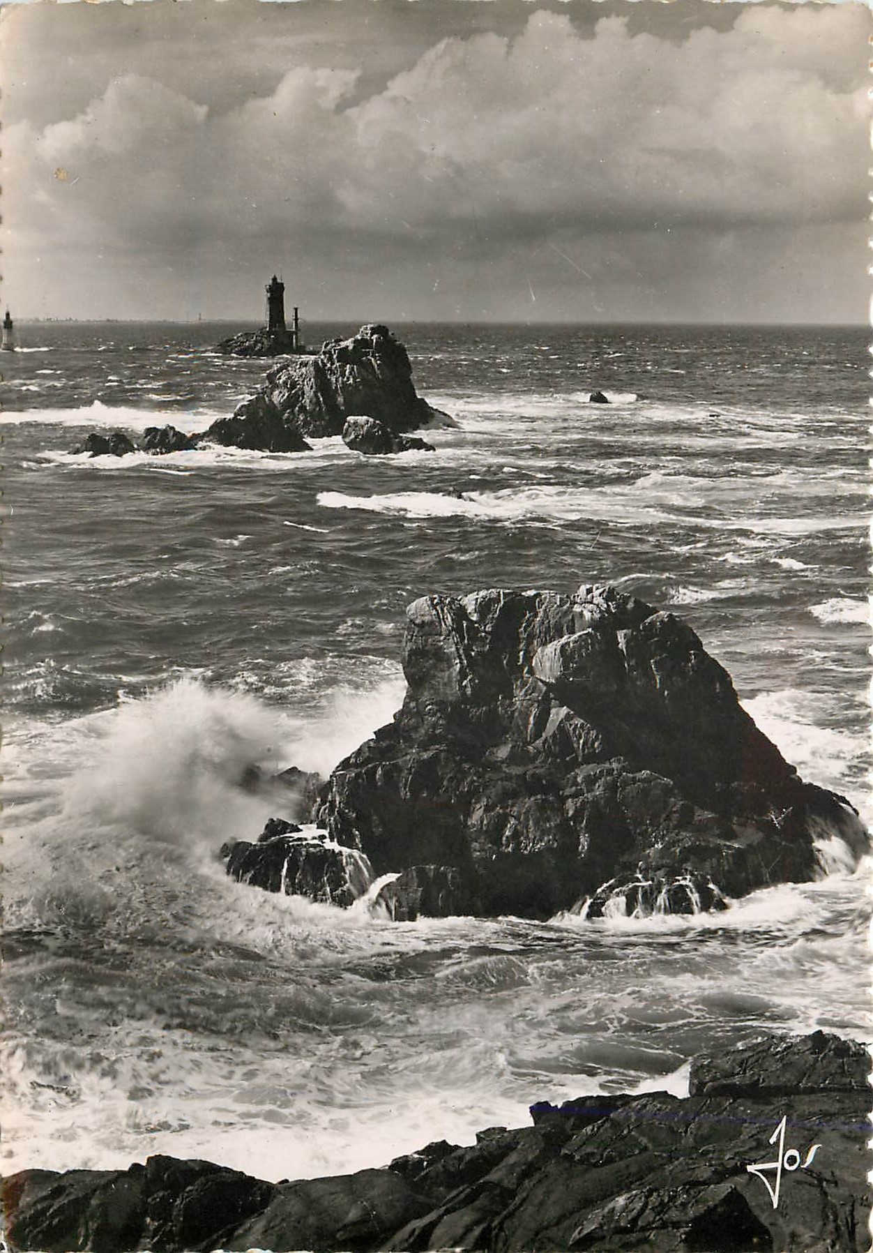 CPM Pointe du Raz Finistere Le Phare de la Vieille et l'lle de Sein 