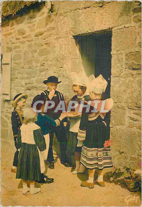 Folklore de France — La Bretagne — Pont-Aven, Riec-sur-Belon — Le château de la Close, Nevez