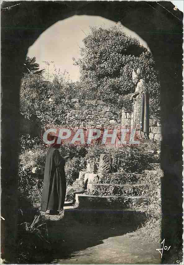 CPM Landevennec Finistere Les ruines de l'ancienne abbaye 