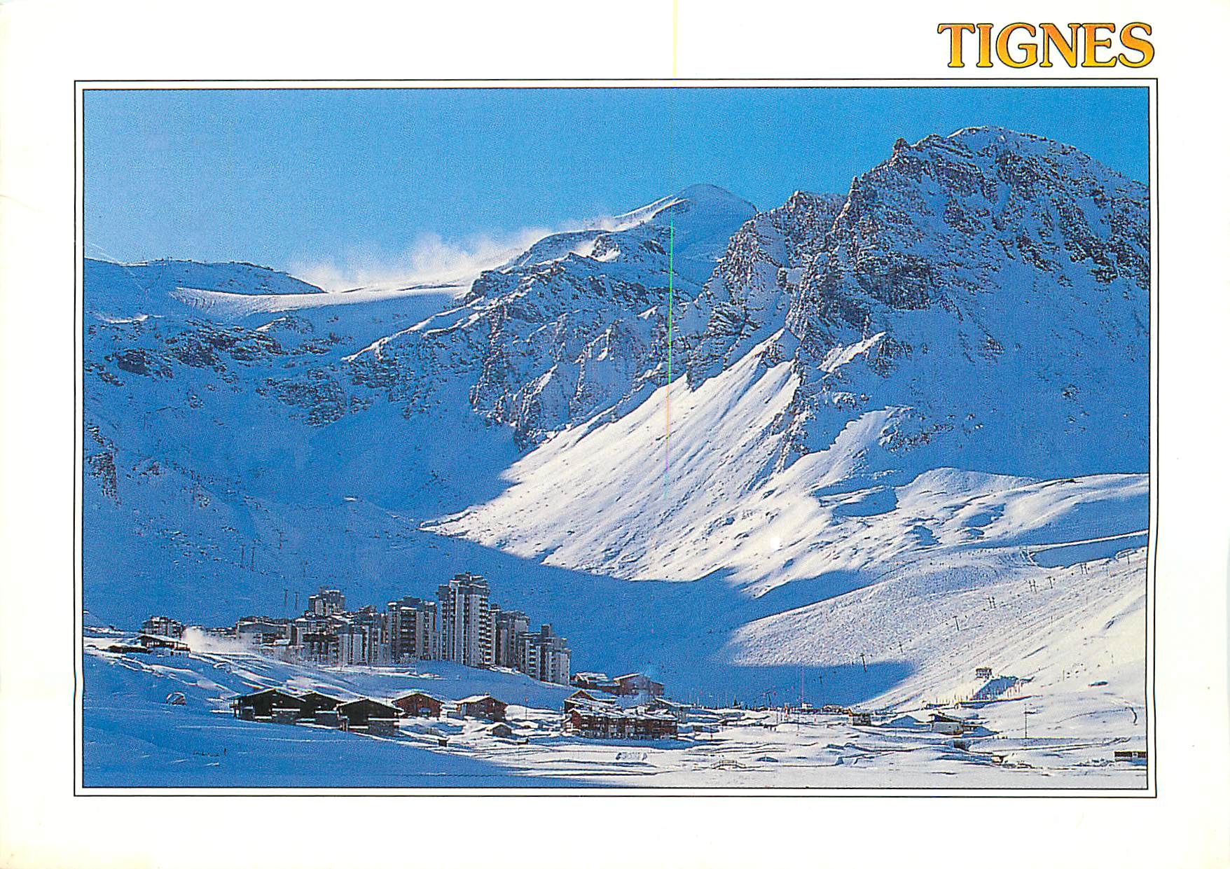 Tignes — schneereicher Skiregion — diffu-cartes