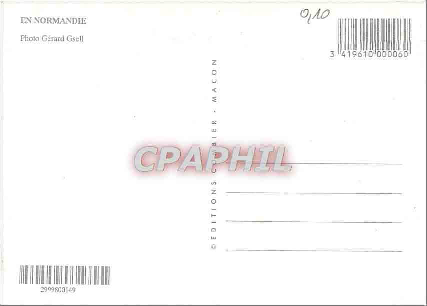 CPM En Normandie  — Rückseite