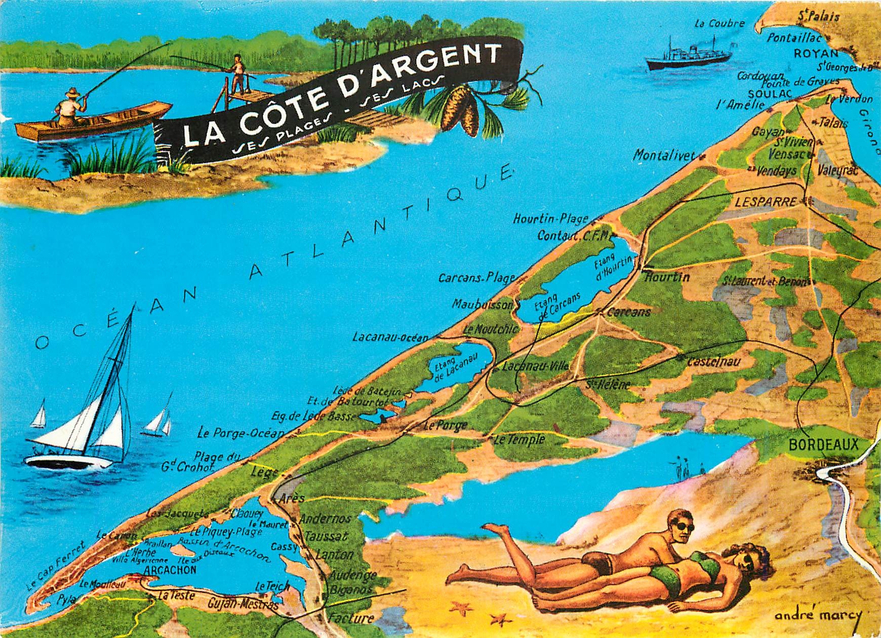 CPM La Cote d'Argent 