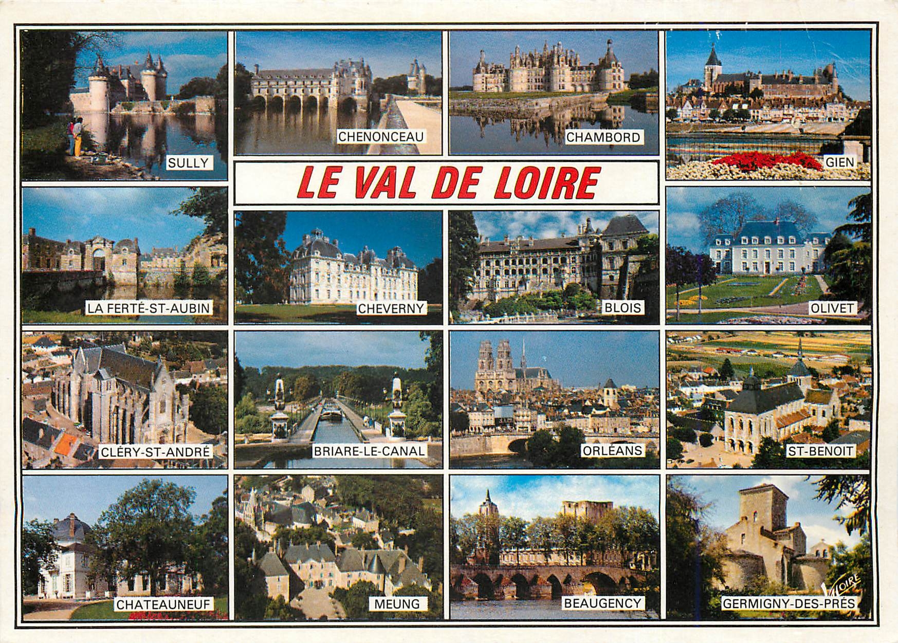 CPM Les Merveilles du Val de Loire 