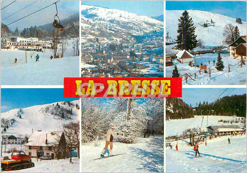 La Bresse — vue générale, ski de fond, paysage enneigé — Éditions MAGE