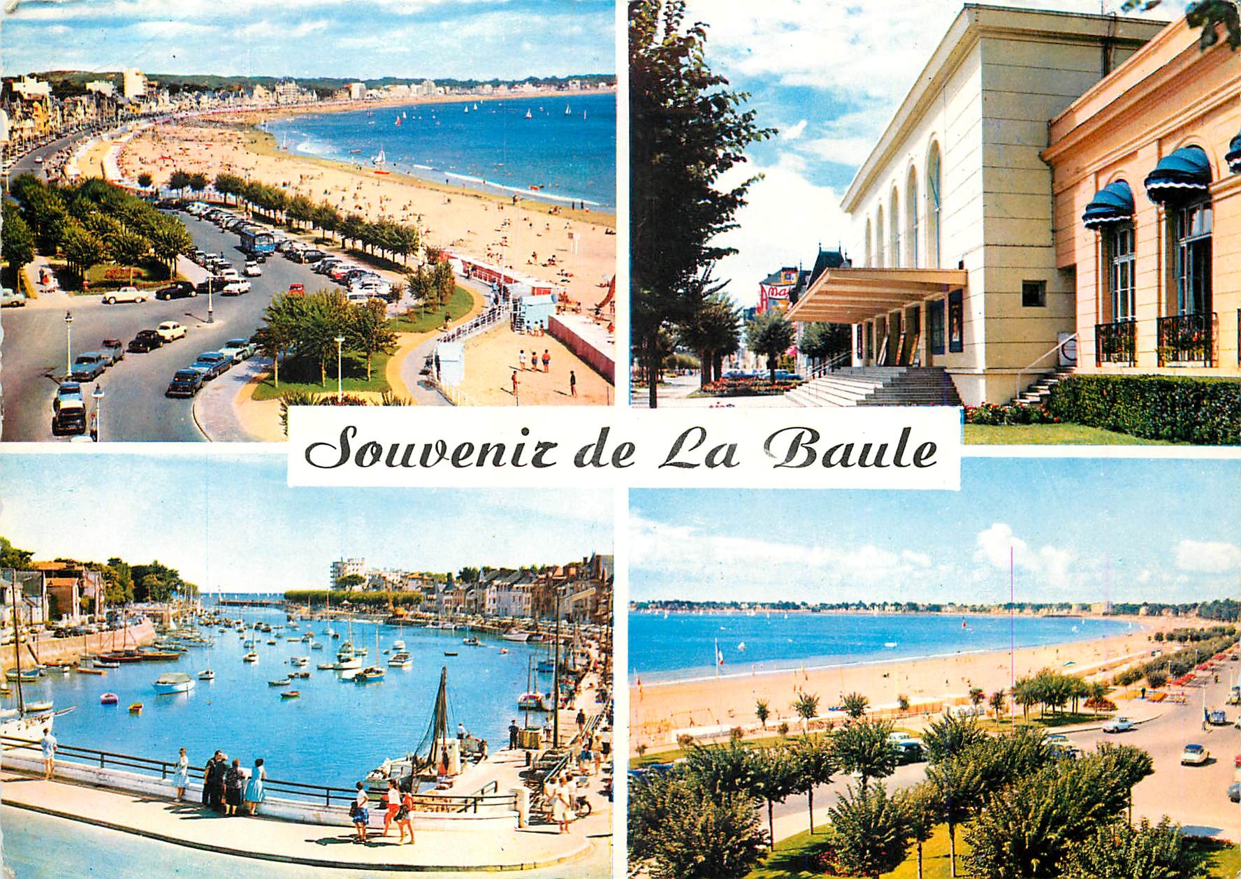 CPM La Baule Loire Atlantique La Plus Belle Plage d'Europe 