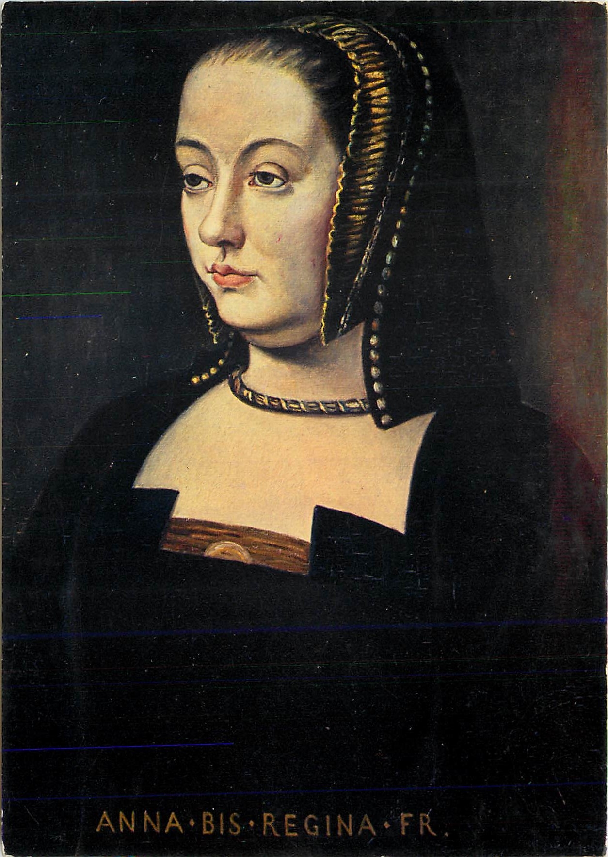 CPM Anne de Bretagne Chateau de Langeais a Charles VIII 