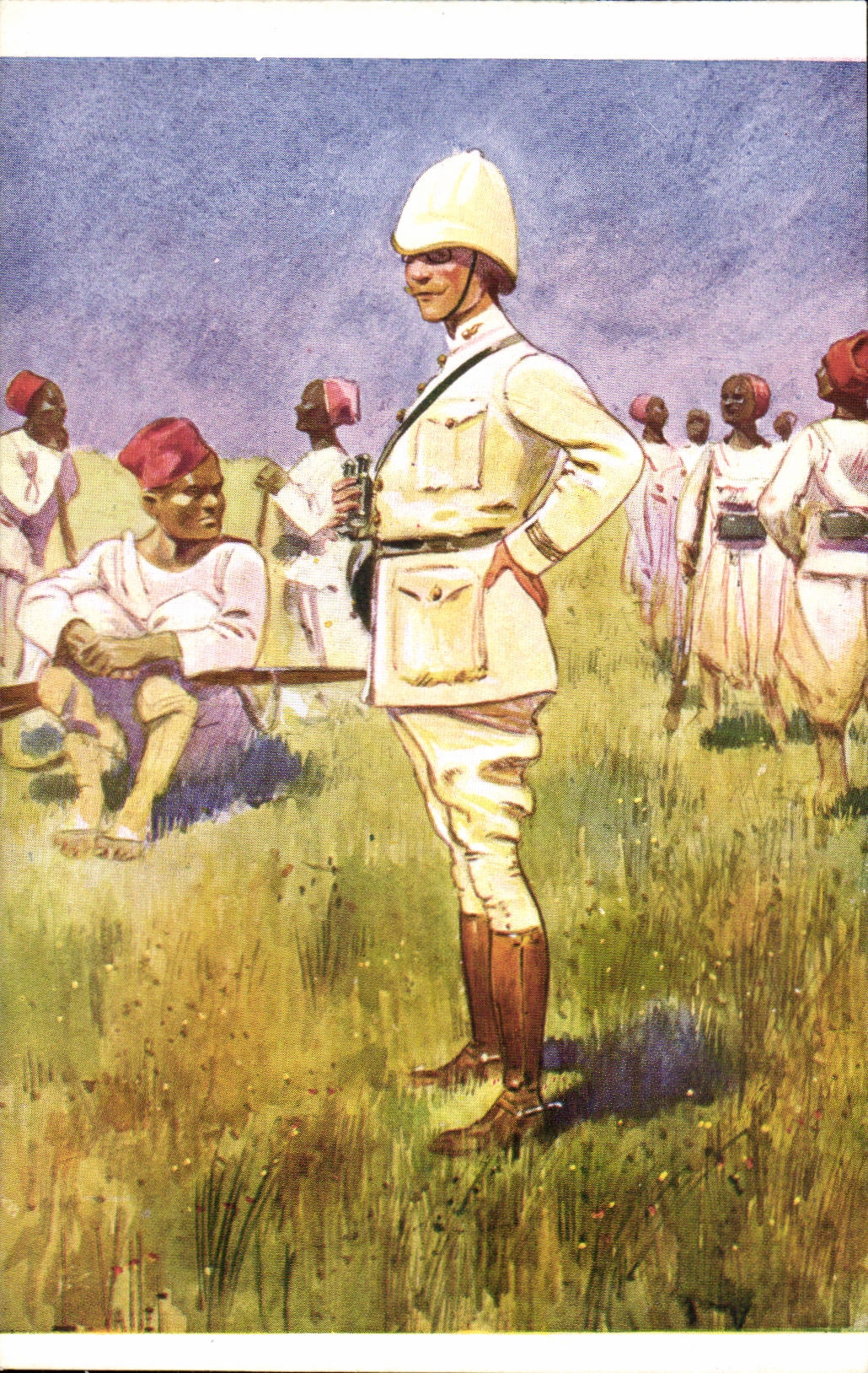 Soldat colonial en Afrique centrale — Henri Moll — éditeur L. Lapra